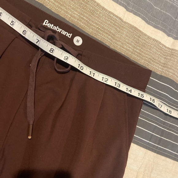 BETABRAND chocolate brown pants with pockets in Excellent condition - Picture 6 of 8